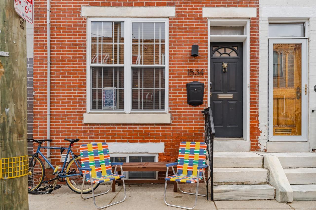 Bedroom In Thoughtfully Decorated East Passyunk Home Philadelphia Exterior photo